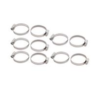 10pz 32-50mm gamma metallo tipo tedesco fascetta stringitubo regolabile Cerchio