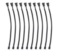 10PZ 4 Pin PWM Prolunga per Ventola Cavo di Alimentazione Custodia per Connettore Cavi Estensibili da Maschio un Femmina Compatibile con Ventola un 4