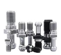 10pz 45 gradi BT30 BT40 BT50 manopola di ritenzione del perno di trazione, foro passante chiodo di trazione fresatura portautensili manopola fissa(50 * 45)