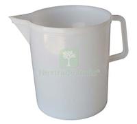 10PZ BOCCALE GRADUATO STEFANPLAST PP BIANCO LT 2: