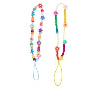 10Pz Braccialetti Porta in Perline Colorate Stile Floreale