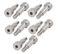 10pz bullone a perno 8mm dia sporgenza 16mm lungo filettatura M6