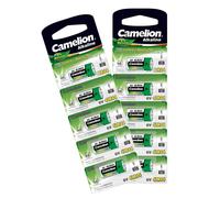 10 Camelion 4LR44 Alcalino batteries A544 1414A No Mercury 6V 5BL 2026 Nuovo