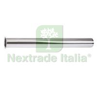 10PZ CANOTTO CON BORDO IN OTTONE CROMATO Ø MM.26 LUNGHEZZA CM.30: