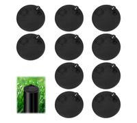 10pz Cappuccio in Gomma Testa Irrigatore Compatibili con Hunter PGP Rotor, Coperture Protettive per Sistemi Irrigazione Pezzi di Ricambio Irrigator per Prato Giardino e Orto (Nero)