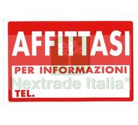 10PZ CARTELLO "AFFITTASI" CM.30X20H. :