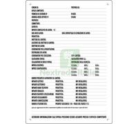 10PZ CARTELLO DIREZIONE LAVORI 80X60 CM: