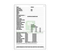 10PZ CARTELLO SEGNALETICO CONCESSIONI EDILI CM. 40X60: