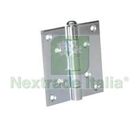10PZ CERNIERE QUADRE PESANTI PERNO SFILABILE ART.127 MM.76X76X2: