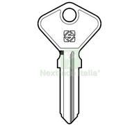 10PZ CHIAVE AUTO SAFE GIOBERT AF4B SILCA ACCIAIO NICHELATO: