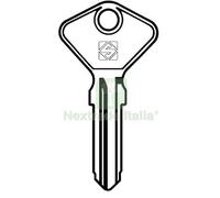 10PZ CHIAVE AUTO SAFE GIOBERT AF4D SILCA ACCIAIO NICHELATO: