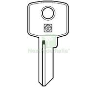 10PZ CHIAVE PIATTA CAS CIS4R SILCA OTTONE NICHELATO: