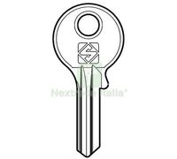 10PZ CHIAVE PIATTA CORBIN CB70 SILCA OTTONE NICHELATO: