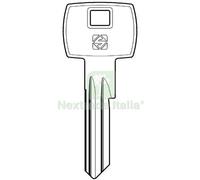 10PZ CHIAVE PIATTA CORBIN CB86 SILCA OTTONE NICHELATO: