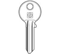 10PZ CHIAVE PIATTA CORNI CC2 SILCA OTTONE NICHELATO