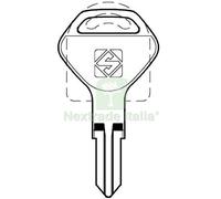 10PZ CHIAVE PIATTA MERONI MER41 SILCA CILINDRO MOBILE OTTONE NICHELATO: