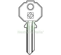 10PZ CHIAVE PIATTA PREFER PF072 SILCA OTTONE NICHELATO: