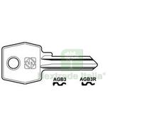 10PZ CHIAVI PER CILINDRI AGB 5 SPINE PICCOLE AGB3 DX: