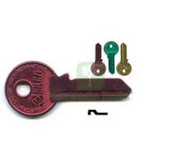 10PZ CHIAVI PER CILINDRI VIRO 5 SPINE GRANDI VI081U VI081U SX ULTRALITE GIALLE: