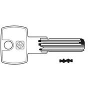 10PZ CHIAVI PUNZONATE PER CILINDRI POTENT 6 SPINE PT9 - PT9