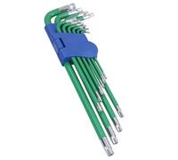 10pz Chiavi Torx Star Extra Lunghe Antimanomissioni Torx + Supporto T9 - T50 ...