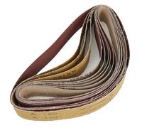 10pz Cinghie Levigatrici 60/120/150/240 Grana per Lucidare Levigatura Legno Acci