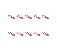 10pz Clip Elastica di Fermo per Immersioni Subacquee 65x7,5mm Nero Leggero