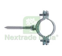 10PZ COLLARE PESANTE IN ACCIAIO ZINCATO PER TUBI "CPT" 1"1 4 PER TUBI Ø MM.39 4: