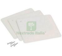10PZ COPERCHIO PER SCATOLA DI DERIVAZIONE A INCASSO MM. 152X100: