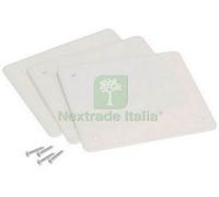 10PZ COPERCHIO PER SCATOLA DI DERIVAZIONE INCASSO MM. 196X152: