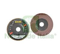 10PZ DISCHI LAMELLARI DA SGROSSO AL CORINDONE Ø MM.115 FORO 22 GRANA 60: