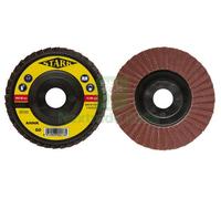 10PZ DISCO ABRASIVI A LAMELLE MM.115X22 GR. 40: