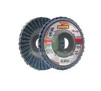 10PZ DISCO LAMELLE RADIALI ZIRCONIO FORZA GRINDING MM 115X22,2 GRANA 80: