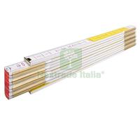 10PZ DOPPIO METRO BIANCO GIALLO "STABILA" 617: