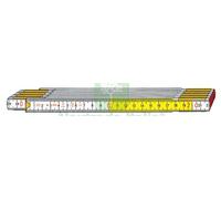 10PZ DOPPIO METRO BIANCO GIALLO "STABILA" 717 10 ASTE DA 16 MM: