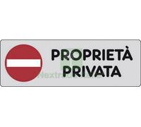 10PZ ETICHETTA ADESIVA 150X50 PROPRIETA PRIVATA: