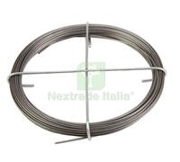 10PZ FILO ACCIAIO C85 DIAMETRO MM.1,0 LUNGHEZZA 14MT MATASSINA 100 G: