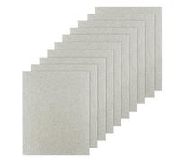10Pz Foglio Mica Microonde, 12 x 15CM Copertura Guida D'onda, Forno a Microonde Piastra di Mica, Mica per Microonde Universale Piastre, Tagliato Su Misura, per Asciugacapelli, Tostapane
