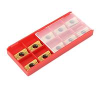 10Pz Forma Parallelogramma CNC con Inserto di Carburo Fresa Indicizzabili Tornio Fresatura Inserti Strumenti di Tornitura con la Scatola APMT1604 15-50 HRC per Inserti per Fresatura Portautensili