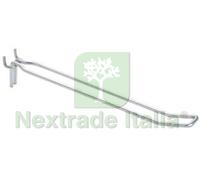 10PZ GANCI A 2 FILI PER PANNELLI FORATI Ø MM.3,8X5X400 L.: