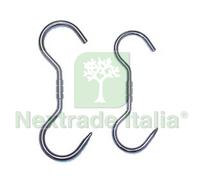 10PZ GANCIO INOX DA MACELLAIO GIREVOLE Ø MM.9X220: