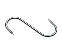 10PZ GANCIO MACELLAIO 2 PUNTE INOX MM 100X4