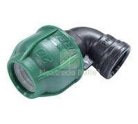 10PZ GOMITO A COMPRESSIONE FILETTO FEMMINA PN10 MM 20X1 2F: