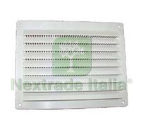 10PZ GRIGLIA AERAZIONE RETTANGOLARE IN PLASTICA CM.20X15H.:
