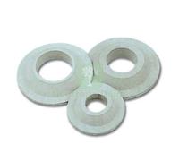 10PZ GUARNIZIONE CONICA X PILETTA GOMMA BIANCA 1"1 4: