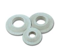 10PZ GUARNIZIONE CONICA X PILETTA GOMMA BIANCA 1/2