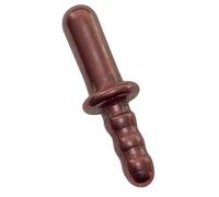 10PZ INCONTRO FERMAPORTA A PINZA A PIOMBARE MM 14X45 OTTONE BRONZATO