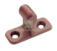 10PZ INCONTRO FERMAPORTA A PINZA AD AVVITARE MM 14X34 H.MM 24 OTTONE BRONZATO: