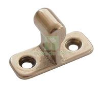 10PZ INCONTRO FERMAPORTA A PINZA AD AVVITARE MM 14X34 H.MM 24 OTTONE LUCIDO: