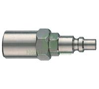 10PZ INNESTO RAPIDO PER COMPRESSORI CON PORTAGOMMA MIS.6X14: